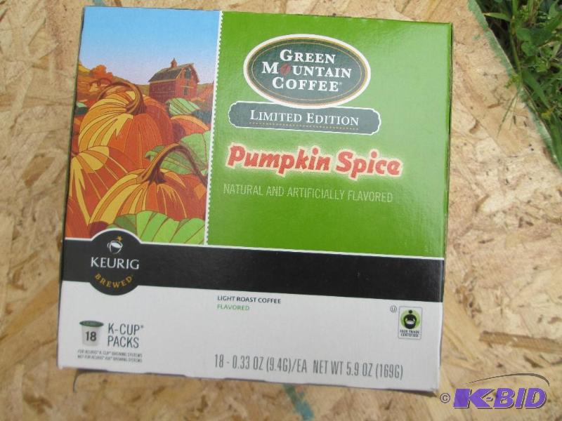 Box of 18 Keurig pods limited edition Pumpkin...