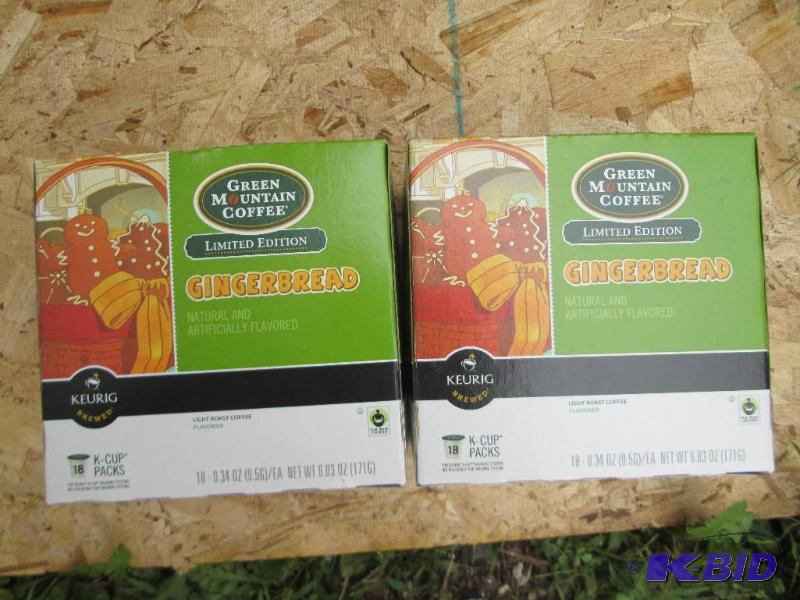 2 Boxes of 18 Keurig pods limited edition Gin...