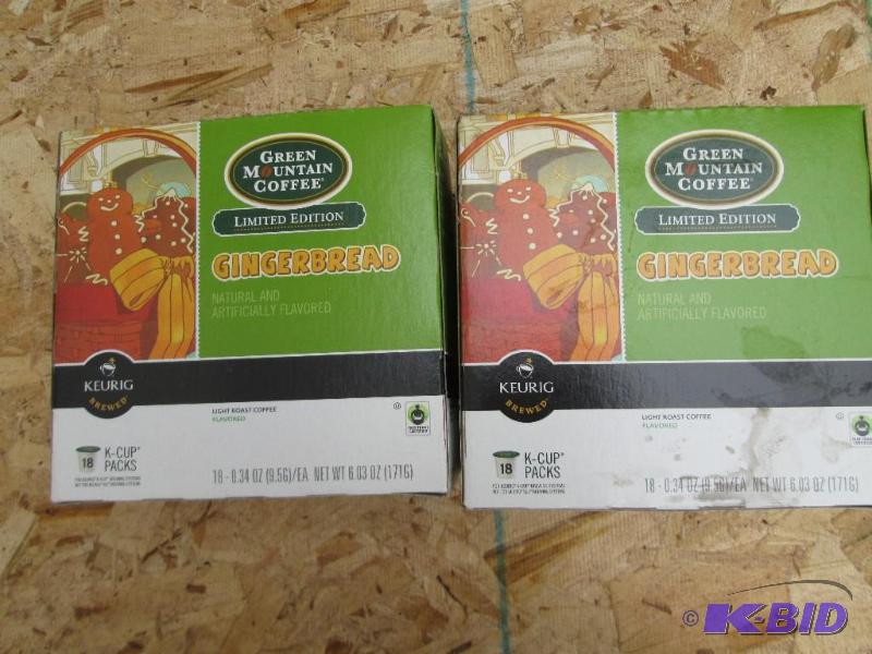 2 Boxes of 18 Keurig pods limited edition Gin...