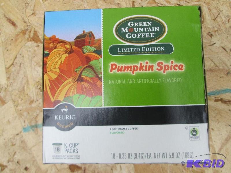 Box of 18 Keurig pods limited edition Pumpkin...