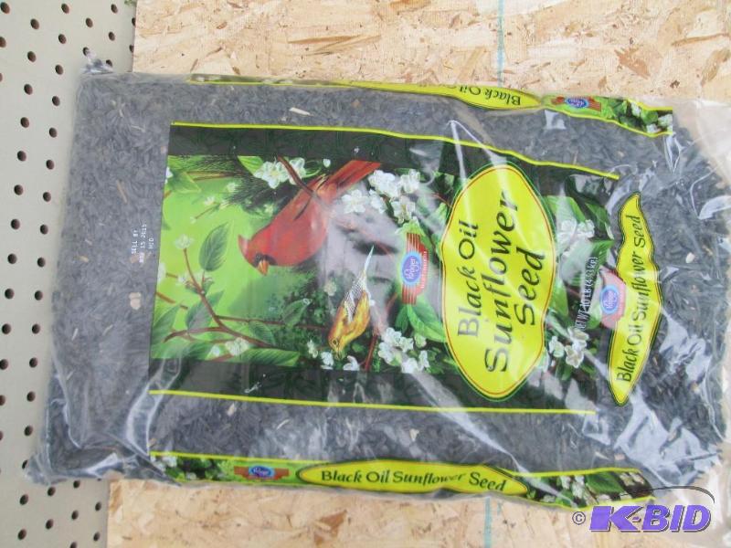 10 Pound bag of black oil sunflower seed, dat...