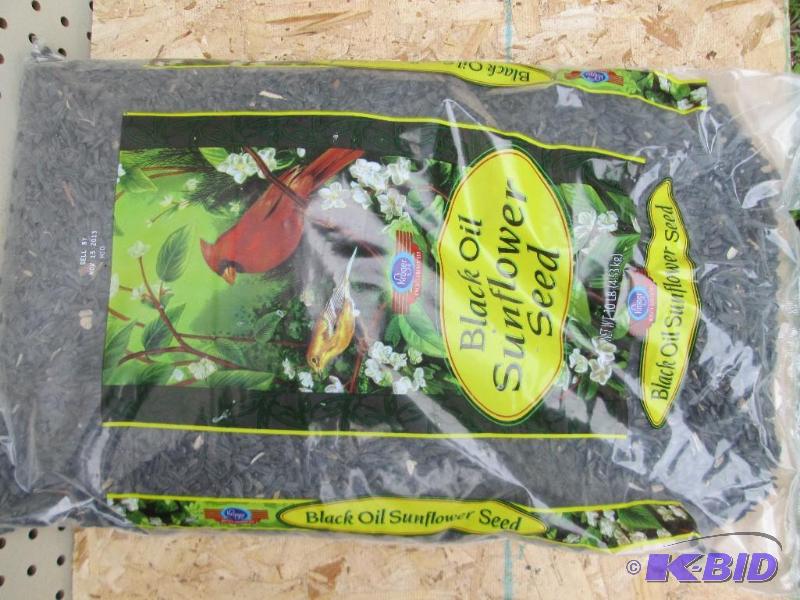 10 Pound bag of black oil sunflower seed, dat...