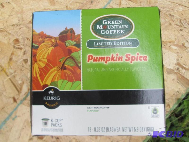 Box of 18 Keurig pods limited edition Pumpkin...