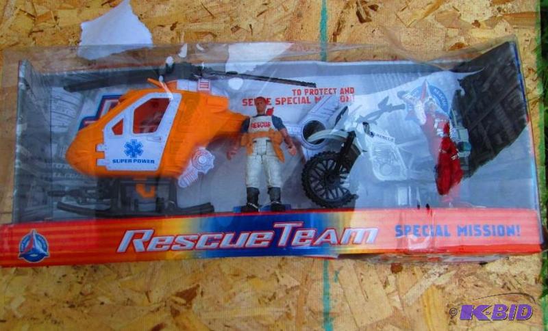 Rescue team special mission action figures...
