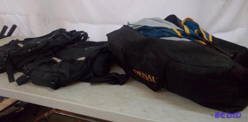 Tent and Backpacks
