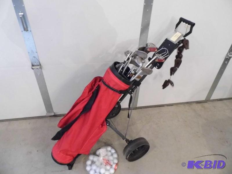 Golf Bag and Clubs