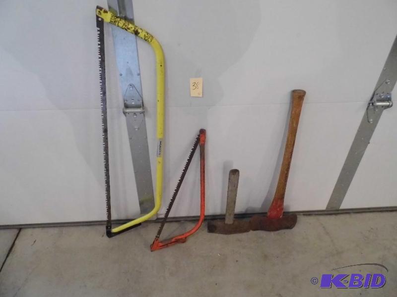 2 Saws and 2 Axes
