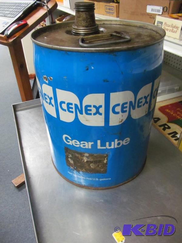 lot 53 image: 5 gallon Cenex oil can