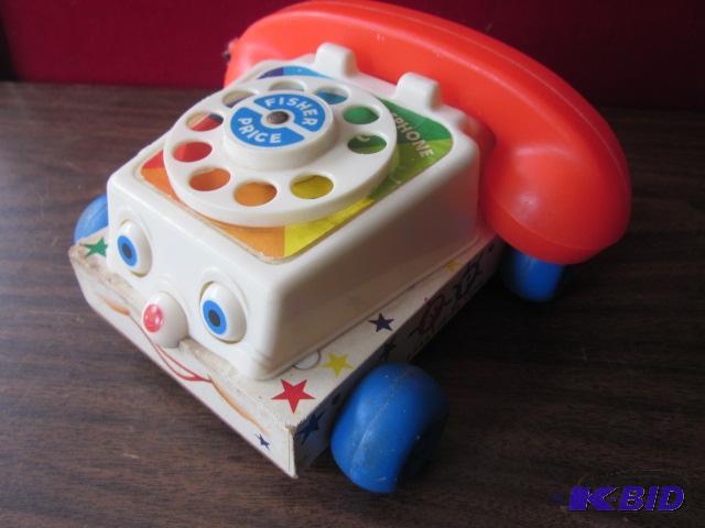 Vintage 1961 Fisher Price Chatter Telephone p...