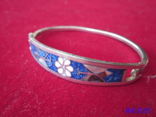 Taxco Sterling Silver handmade Mother of Pear...