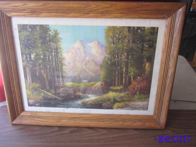 23 inch x 17 inch Robert Wood Lithograph &quo...