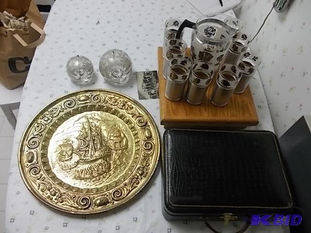 lot 65 image: Unique Aluminum Beverage Set (Aluminum Tumble...