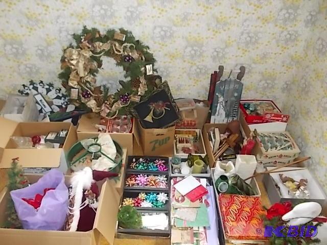 lot 73 image: Large Lot Of ChristmasSeasonal Decorations...