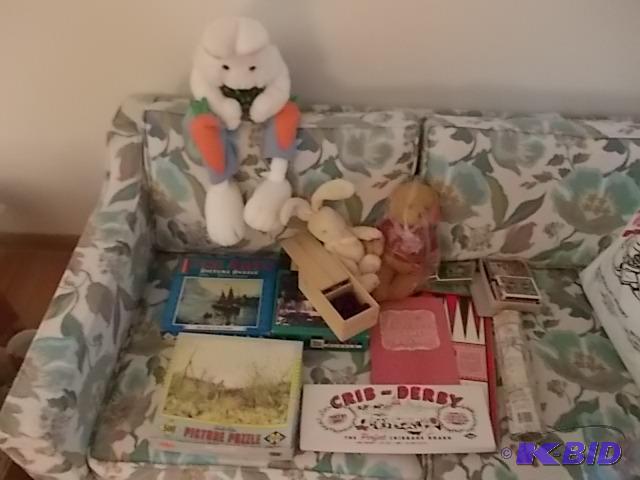lot 8 image: Lot Of Games, Cards, Puzzles, Stuffed Animals...
