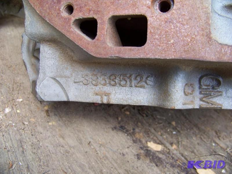 lot 20 image: GM Engine block