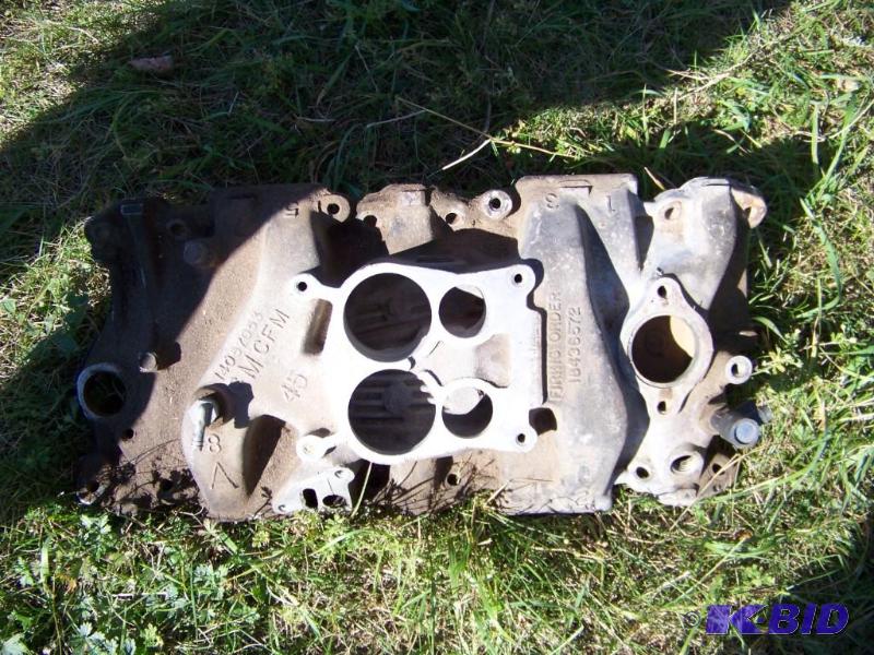 lot 56 image: GM aluminum Intake manifold