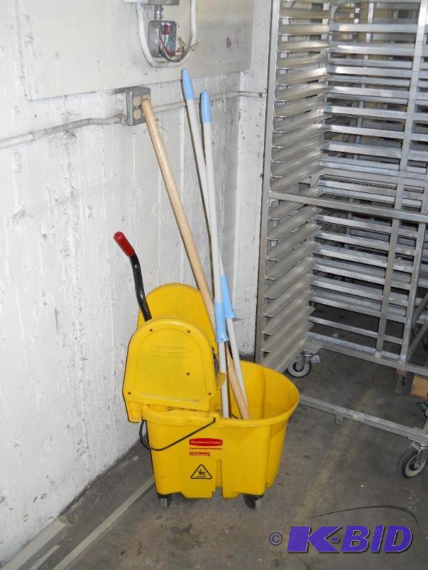 Mop Bucket and Mops