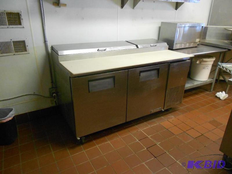 True Refrigerated Prep Table