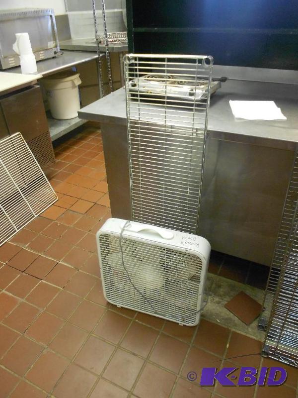 Fan and Wire Shelf