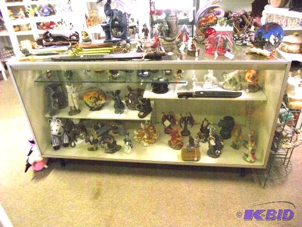 Large Glass Display Case   Approximately 73&q...