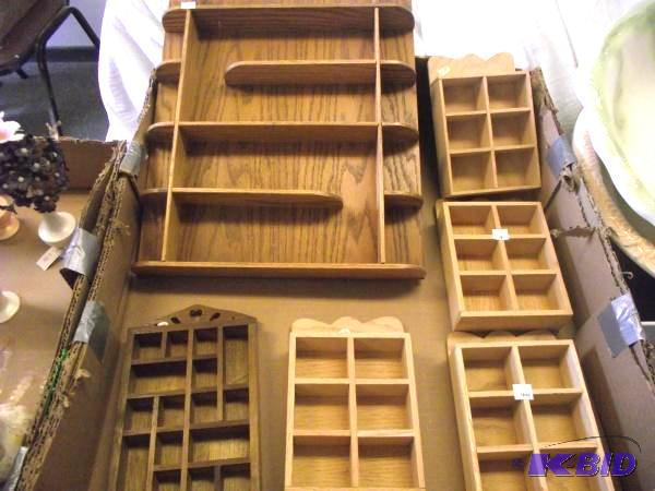 (6) Small Display Shelves...
