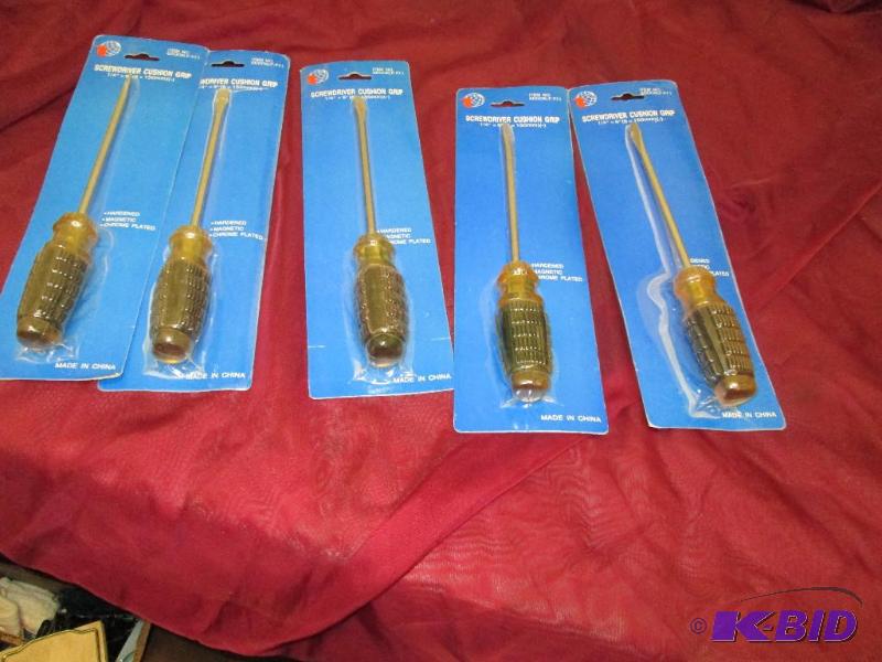 Qty 5 Screwdriver cushion grip 14 x 6...