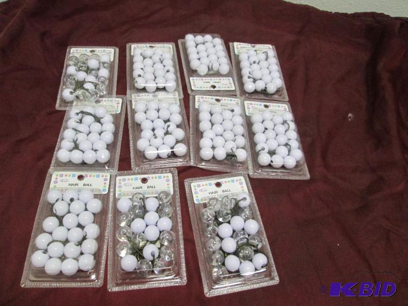 Qty 11 Blossom hair ball...