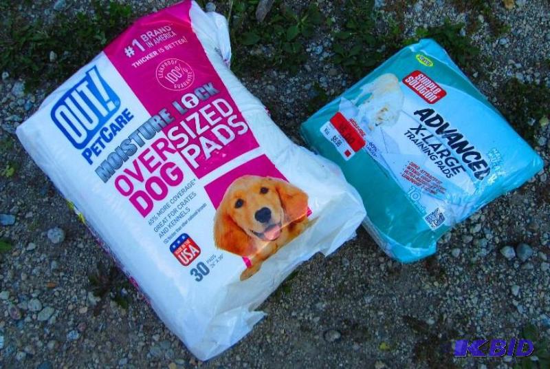 puppy training pads...
