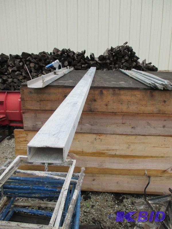 lot 112 image: 12 long aluminum concrete screed bar...