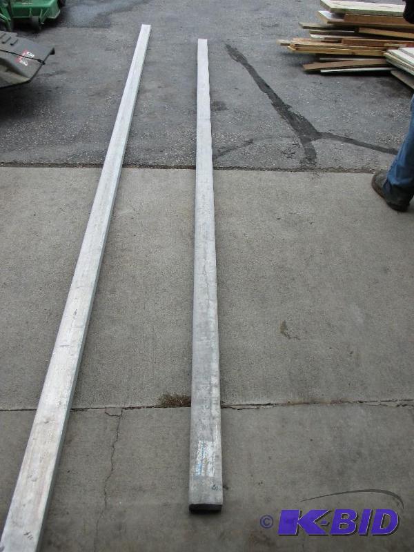 lot 113 image: 14 long aluminum concrete screed bar...