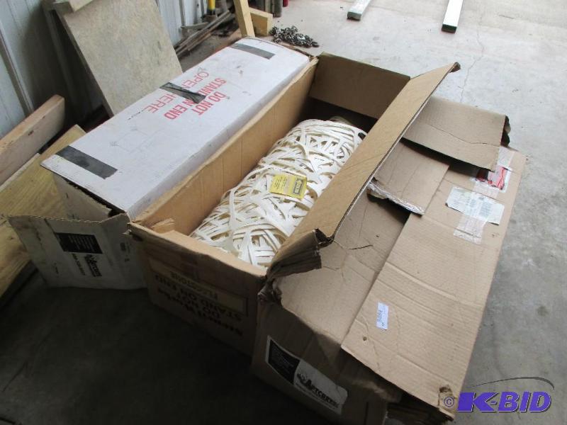 lot 126 image: 3 rolls of concrete stamp stencils...