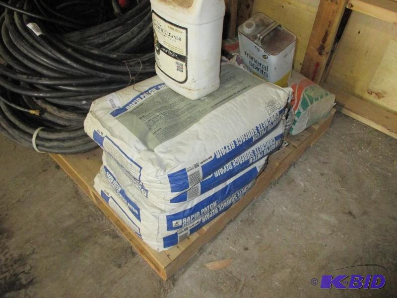 lot 130 image: 4 bags of cement patch and etcher...