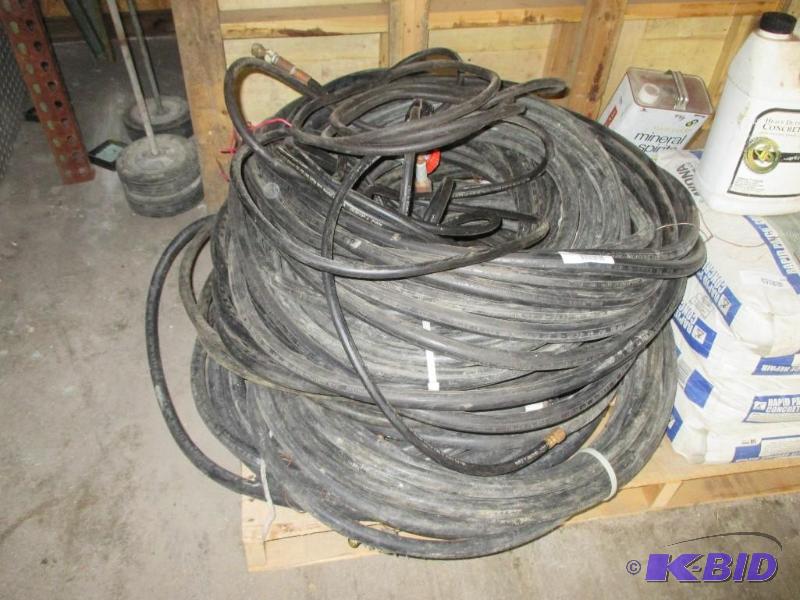 lot 131 image: Large pile of LP heater hoses...