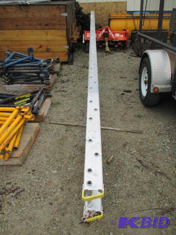 lot 15 image: 24 x 12" aluminum plank, like new condi...