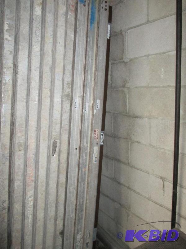 lot 73 image: Wood faced scaffolding plank...