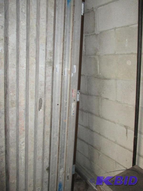 lot 74 image: Wood faced scaffolding plank...