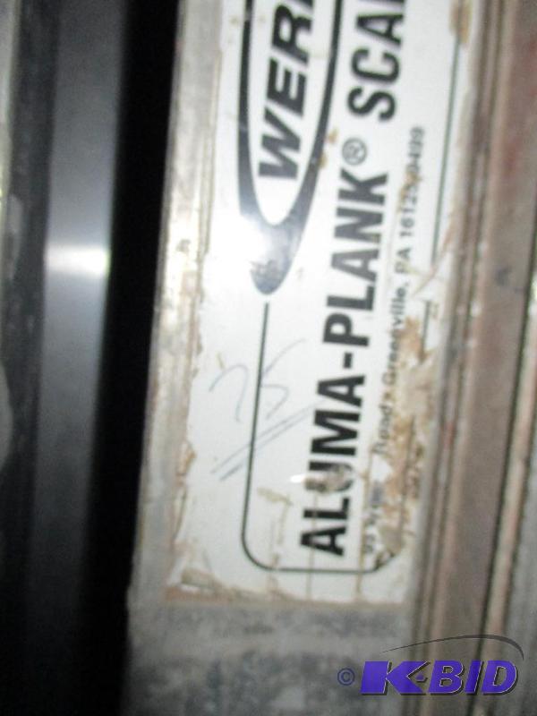 lot 75 image: All aluminum scaffolding Plank...