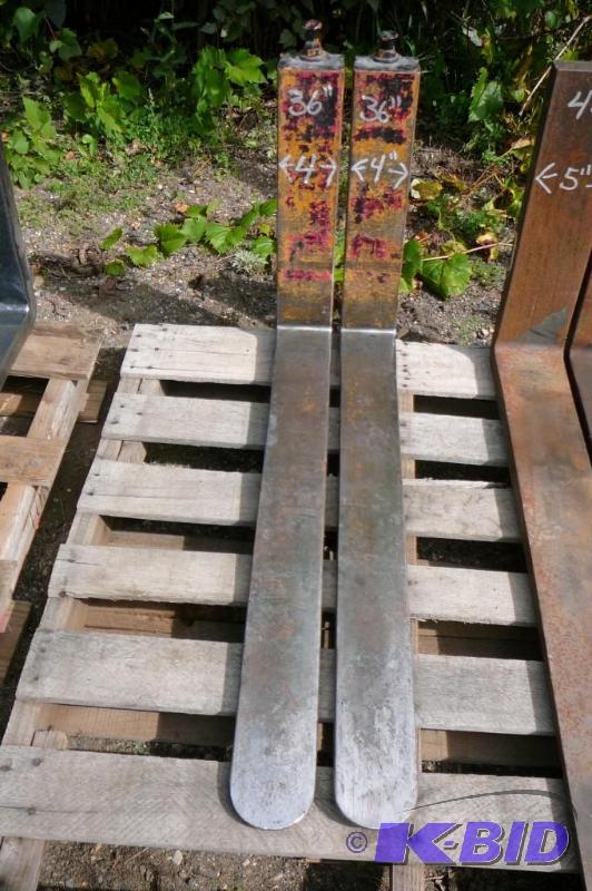 36&quot long x 4&quot wide forklift forks...