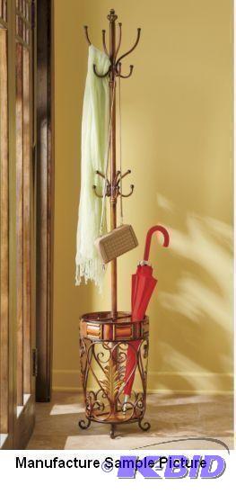 lot 10 image: Coat Rack with Umbrella Stand - Offer guests ...