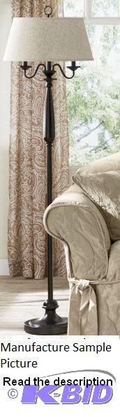 lot 11 image: Candlestick Floor Lamp - A classic look to li...
