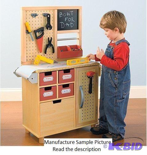 lot 127 image: Kids Workbench with Tools - Theres plenty of...