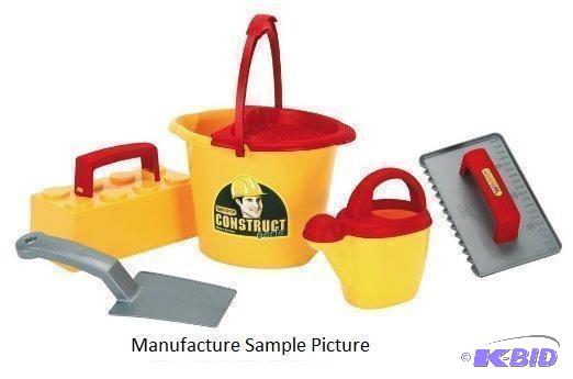 lot 133 image: Kids Plastic ConcreteCement Workers Toys - W...