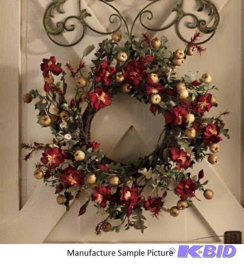 lot 143 image: Mountain Apple Wreath -&nbspCrafted of reali...