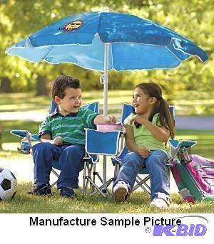 lot 15 image: Sun Smarties Kids Double Folding Chair with U...