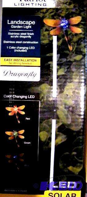 lot 163 image: Patriot Lighting Landscape Garden LED Solar L...