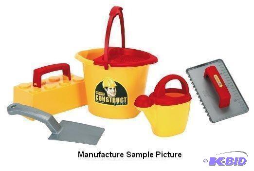 lot 38 image: Kids Plastic ConcreteCement Workers Toys - W...