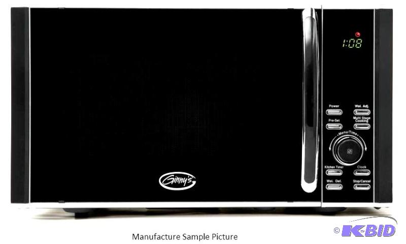 lot 66 image: Ginnys Brand Microwave - Black - Model P90D23...