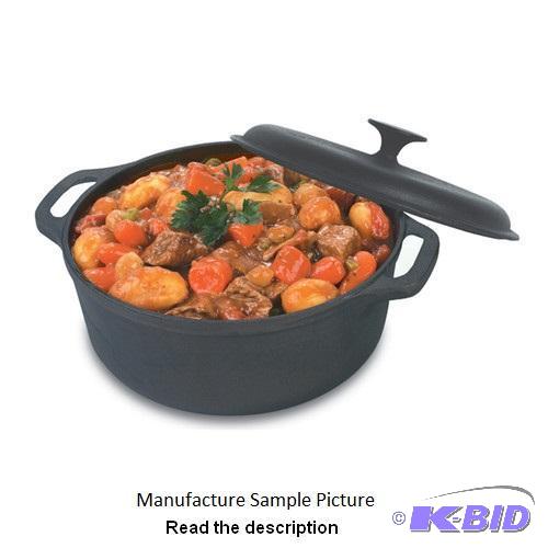 lot 67 image: Cast Iron Dutch Oven with Lid - Ever wonder, ...