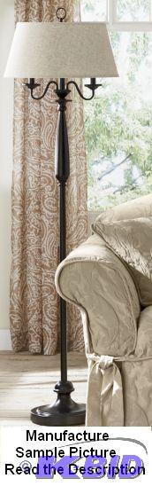 lot 79 image: Candlestick Floor Lamp - A classic look to li...