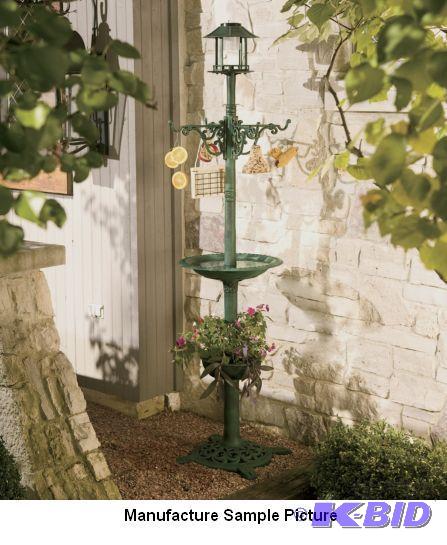 lot 82 image: 4 in 1 Solar Bird Feeder -&nbspAll the ameni...